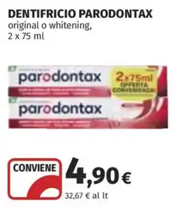 Ipercoop Dentifricio Parodontax offerta