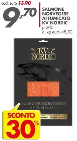 Italmark Salmone norvegese affumicato kv nordic offerta