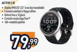 Unieuro Amazfit active 2 R offerta