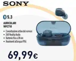 Unieuro Sony auricolari WFC710 offerta