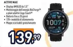 Unieuro Amazfit active max offerta