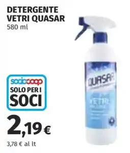 Ipercoop Detergente vetri Quasar offerta