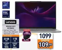 Unieuro Lenovo ideapad slim 5 83V7000XIX offerta