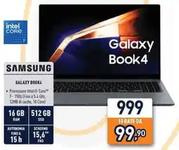 Unieuro Samsung galaxy book4 offerta