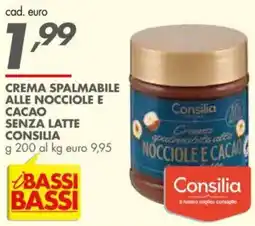 Italmark Crema spalmabile alle nocciole e cacao senza latte consilia offerta