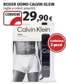 Ipercoop Boxer uomo calvin Klein offerta