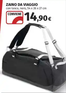Ipercoop Zaino da viaggio offerta