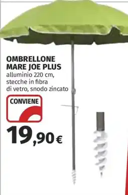 Ipercoop Ombrellone mare joe plus offerta