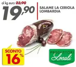 Italmark Salame la ceriola lombardia offerta