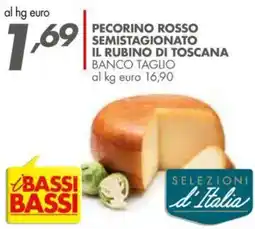 Italmark Pecorino rosso semistagionato il rubino di toscana offerta