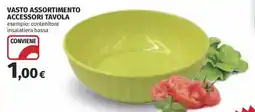 Ipercoop Vasto assortimento accessori tavola offerta