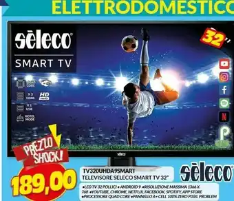 Risparmio Casa Seleco tv320uhda9 smart televisore seleco smart tv 32" led offerta