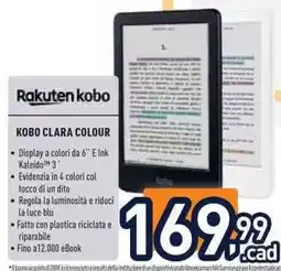 Unieuro Rakuten kobo kobo clara colour offerta