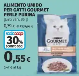 Ipercoop Alimento umido per gatti gourmet perle Purina offerta