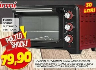 Risparmio Casa Fe3000 forno elettrico ventilato offerta
