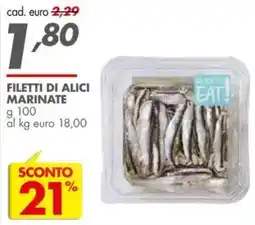 Italmark Filetti di alici marinate offerta