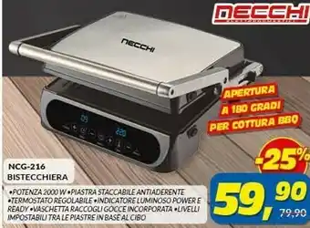 Risparmio Casa Ncg-216 bistecchiera offerta