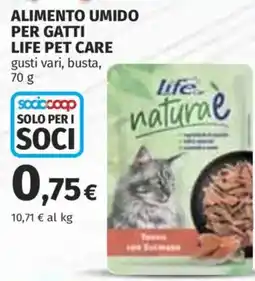 Ipercoop Alimento umido per gatti Life pet Care offerta