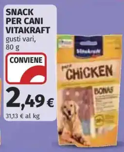 Ipercoop Snack per cani Vitakraft offerta