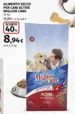 Ipercoop Alimento secco per cani active Miglior Cane offerta