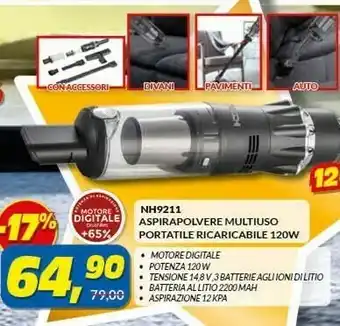 Risparmio Casa Nh9211 aspirapolvere multiuso offerta