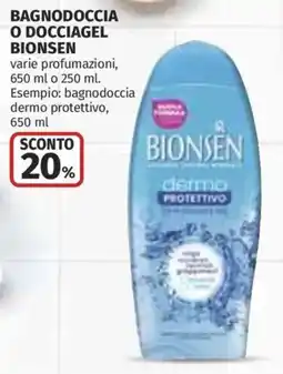 Ipercoop Bagnodoccia o docciagel Bionsen offerta