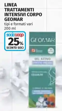 Ipercoop Linea trattamenti intensivi corpo Geomar offerta
