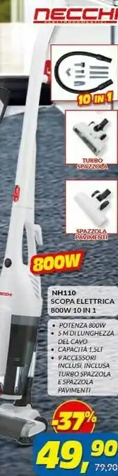 Risparmio Casa Nh110 scopa elettrica 800w offerta