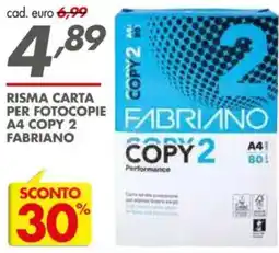 Italmark Risma carta per fotocopie A4 copy 2 fabriano offerta
