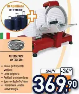 Unieuro R.g.v. affettatrice vintage 250 offerta