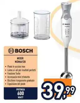 Unieuro Bosch MIXER MSM66120 offerta