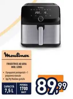 Unieuro Mouliner FRIGGITRICE AD ARIA MOD. EZ855 offerta