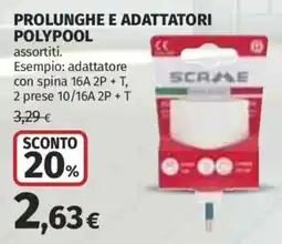Ipercoop Prolunghe e adattatori polypool offerta