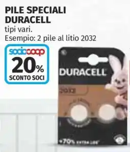 Ipercoop Pile speciali Duracell offerta