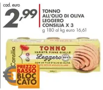 Italmark Tonno all'olio di oliva leggero consilia offerta