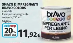 Ipercoop Smalti e impregnanti bravo colors offerta