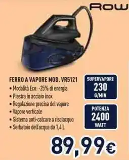 Unieuro Rowenta ferro a vapore mod. VR5121 offerta