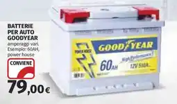 Ipercoop Batterie per auto goodyear offerta