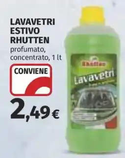 Ipercoop Lavavetri estivo rhutten offerta