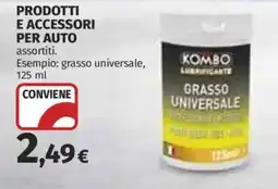 Ipercoop Prodotti e accessori per auto kombo offerta