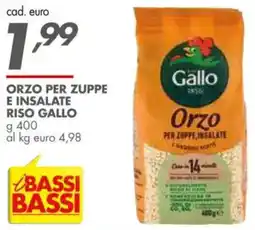 Italmark Orzo per zuppe e insalate riso gallo offerta
