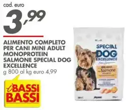 Italmark Alimento completo per cani mini adult monoprotein salmone special dog excellence offerta