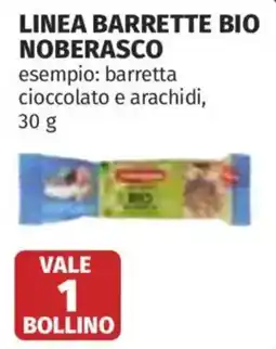 Ipercoop Linea barrette bio noberasco offerta