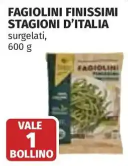 Ipercoop Fagiolini finissimi stagioni d'italia offerta