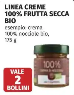 Ipercoop Linea creme 100% frutta secca bio offerta