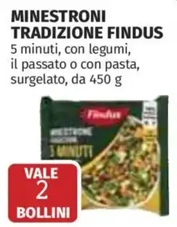 Ipercoop Minestroni tradizione findus offerta