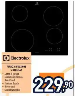 Unieuro Electrolux piano a induzione CIB60424CK offerta