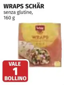 Ipercoop Wraps schär senza glutine offerta