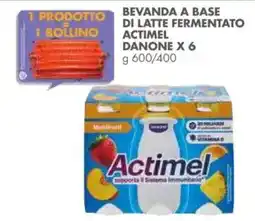 Italmark Bevanda a base di latte fermentato actimel danone offerta
