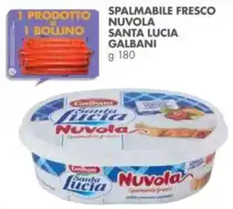 Italmark Spalmabile fresco nuvola santa lucia galbani offerta